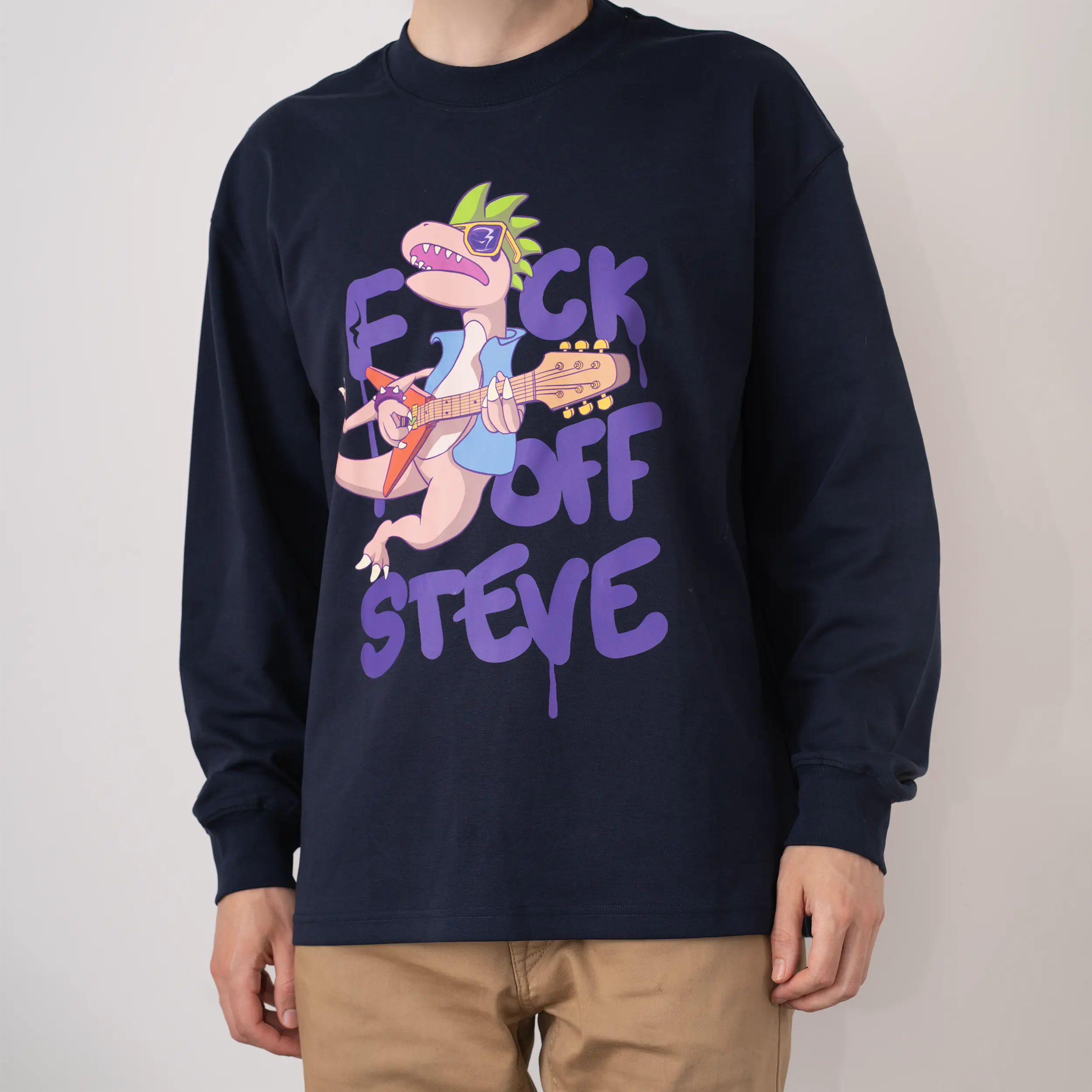 F*ck Off Steve Long-Sleeve Shirt - Image 3